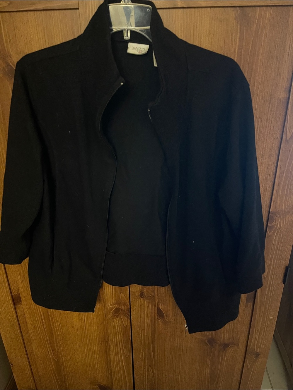 Danskin Black Zippered Women's Jacket